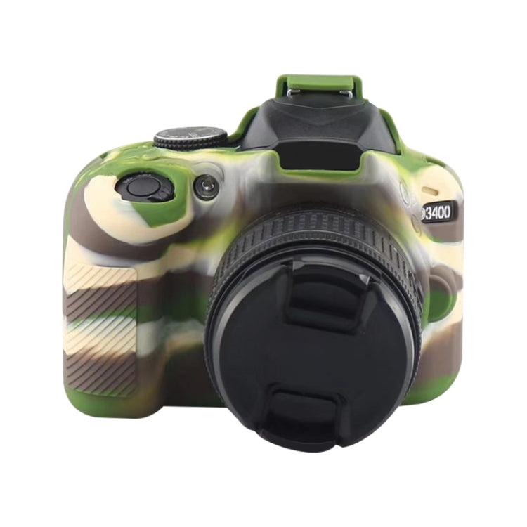 Custodia protettiva in morbido silicone per Nikon D3400 / D3300, For Nikon D3400, For Nikon D3400 / D3300