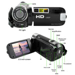 Videocamera HD da viaggio con zoom digitale 16X e sensore CMOS