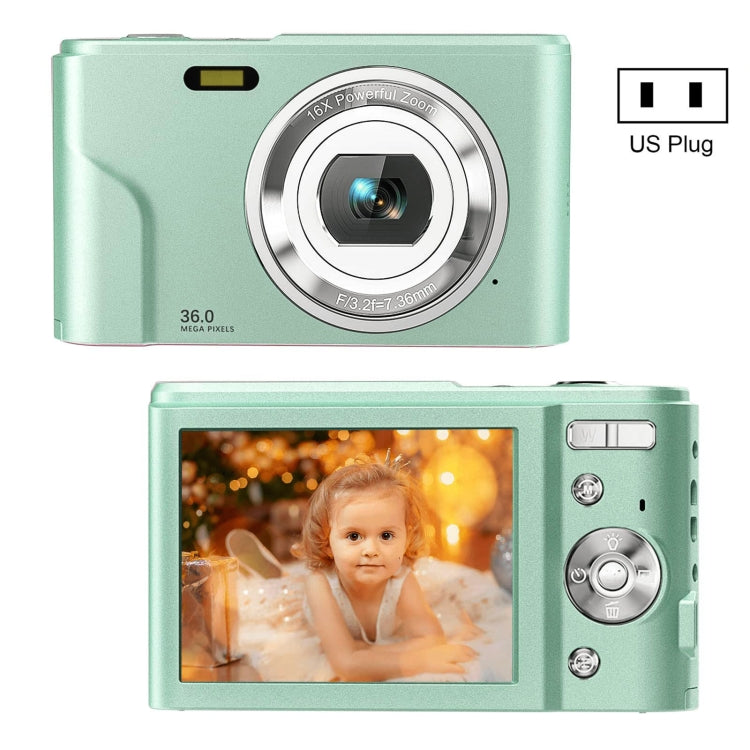 Fotocamera digitale per bambini 36MP 16X zoom 2,7" Full HD