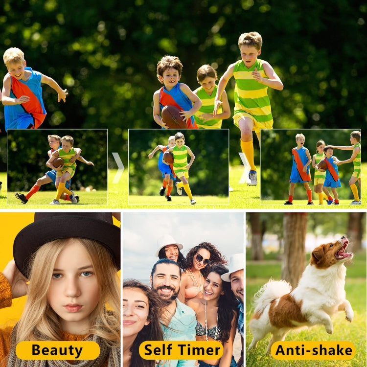 Fotocamera digitale per bambini 36MP 16X zoom 2,7" Full HD