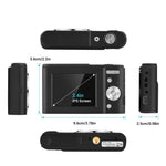 Fotocamera digitale per bambini 36MP 16X zoom 2,7" Full HD