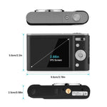 Fotocamera digitale per bambini 44MP 16X zoom 2,88" Full HD