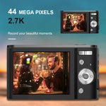 Fotocamera digitale per bambini 44MP 16X zoom 2,88" Full HD