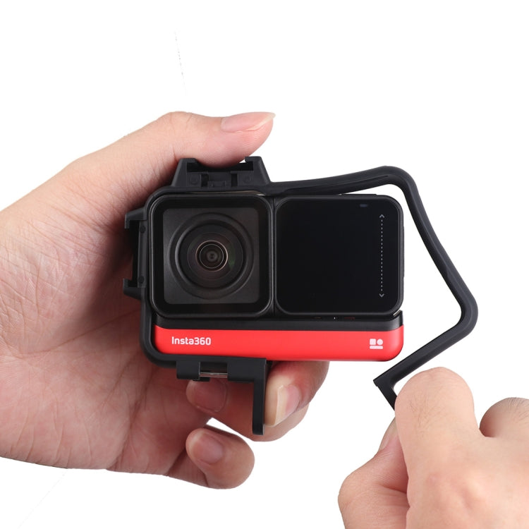 Gabbia protettiva per Insta360 One R con cold shoe