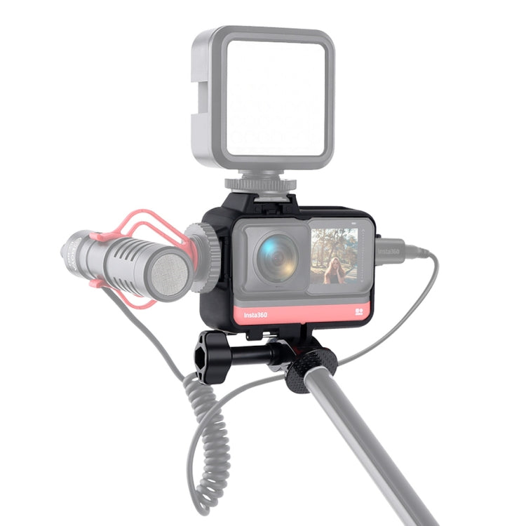 Gabbia protettiva per Insta360 One R con cold shoe