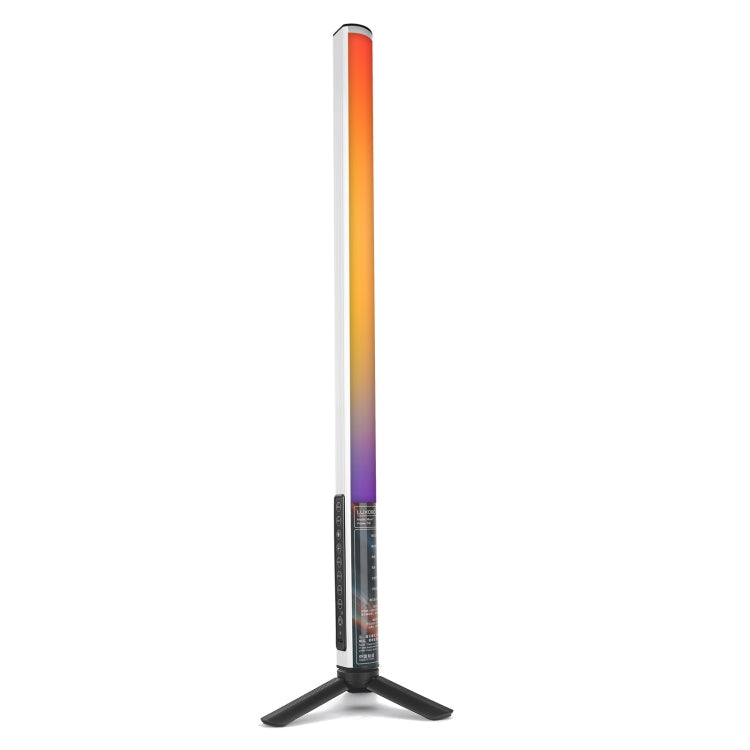 LUXCeO Mood1 50 cm RGB Atmosfera colorata Ritmo LED Stick Luce di riempimento per foto video portatile, senza treppiede, 50cm