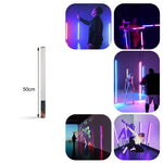 LUXCeO Mood1 50 cm RGB Atmosfera colorata Ritmo LED Stick Luce di riempimento per foto video portatile, senza treppiede, 50cm