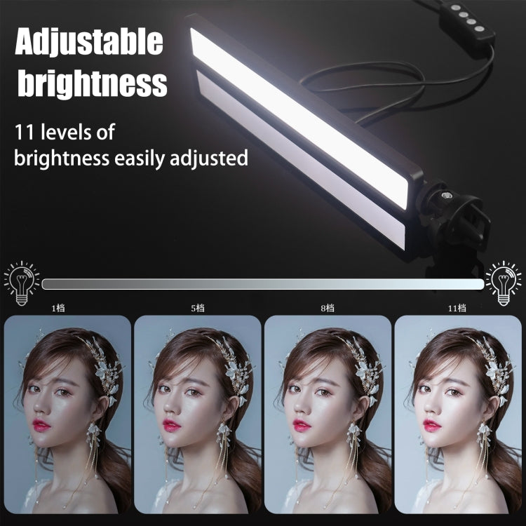 LUXCeO WS66 USB LED Luce video live 2500K-9000K Luce di riempimento per conferenze portatili bicolore, WS66