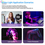 LUXCeO P100 RGB Photo Video Light Stick Luce di riempimento portatile con telecomando, P100