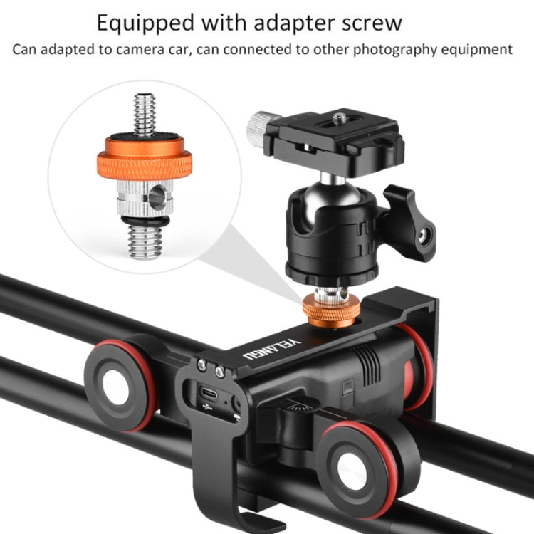 YELANGU L50E Carrello scorrevole per telecamera di giunzione da 60 cm + Carrello per carrello L5i