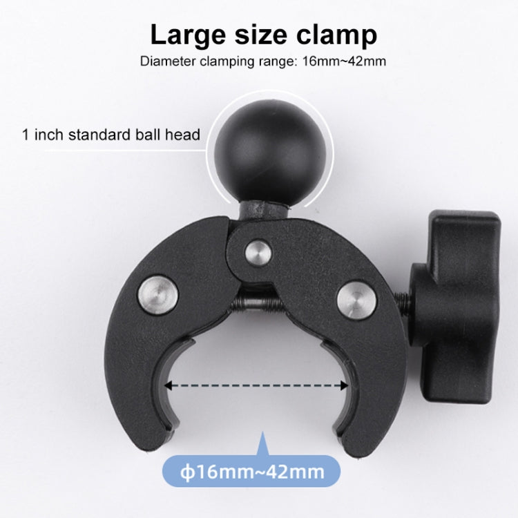 Supporto manubrio bici e moto con rotazione 360° e morsetto
