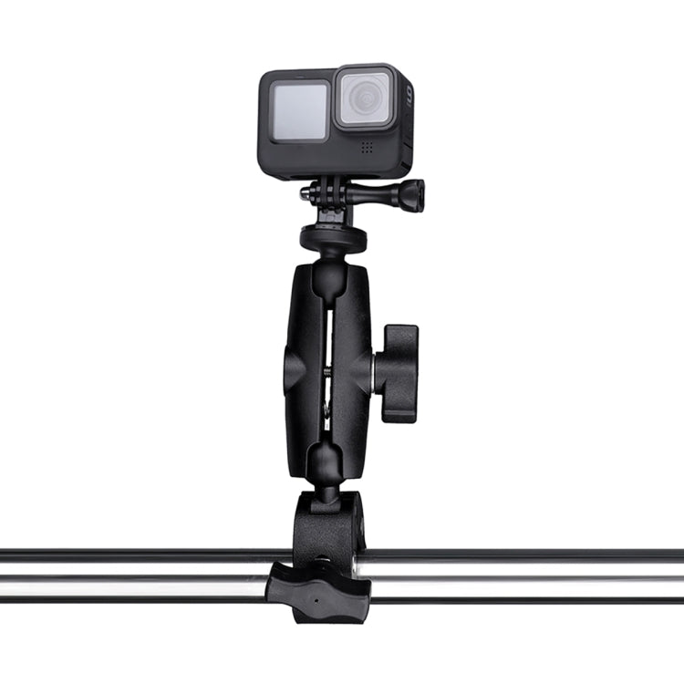 Supporto base pinza per action camera con rotazione 360°