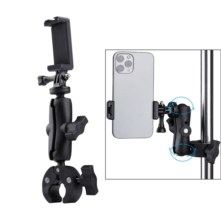 Supporto base con morsetto regolabile e rotazione 360°