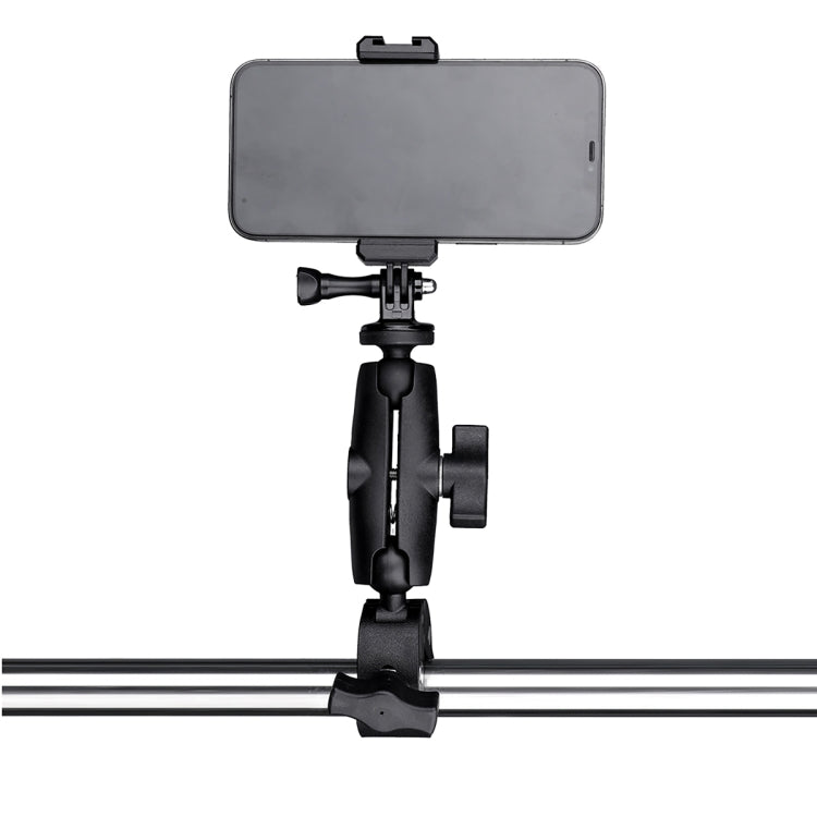 Supporto base con morsetto regolabile e rotazione 360°