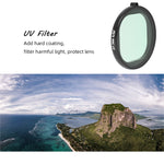 Filtro UV per obiettivo GoPro HERO8 con alloggiamento nero