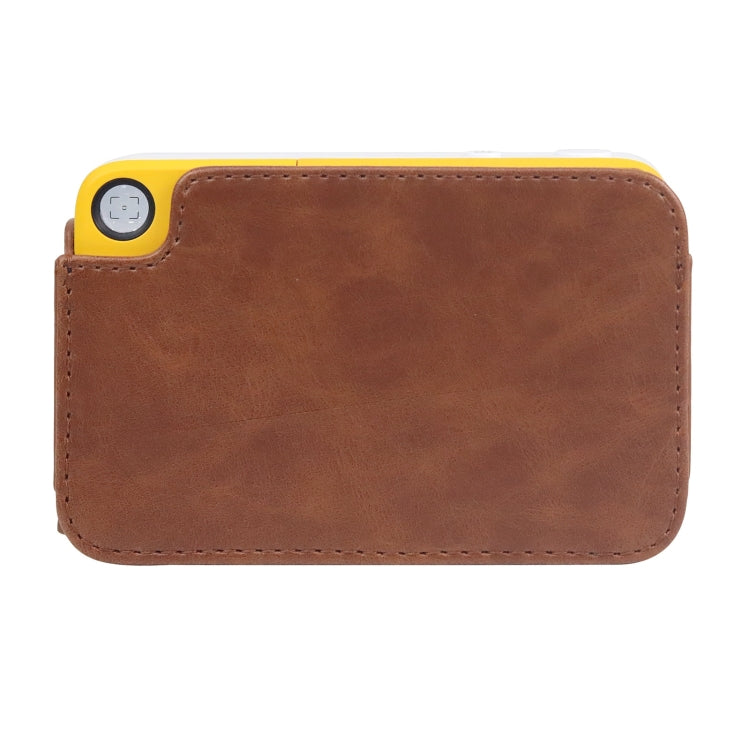 Per Kodak PRINTOMATIC Custodia in pelle PU per fotocamera full body con cinturino, For Kodak PRINTOMATIC