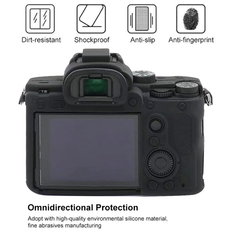 Per Sony A7S III / A7S3 Custodia protettiva morbida in silicone, For Sony A7S III / A7S3