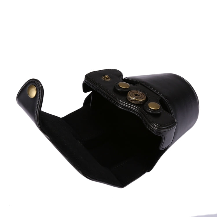 Custodia in pelle PU per fotocamera full body con cinturino per Canon EOS M5, For EOS M5