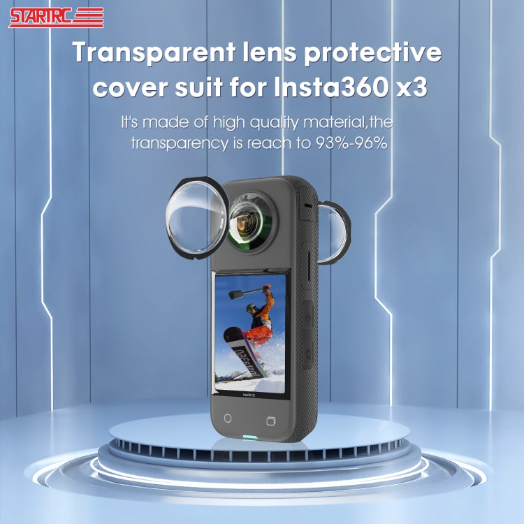 Copriobiettivo Protettivo per Insta360 X3 in PC