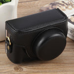 Per Sony ZV-1F Vlog Camera Borsa per fotocamera in pelle per tutto il corpo con cinturino, For Sony ZV-1F