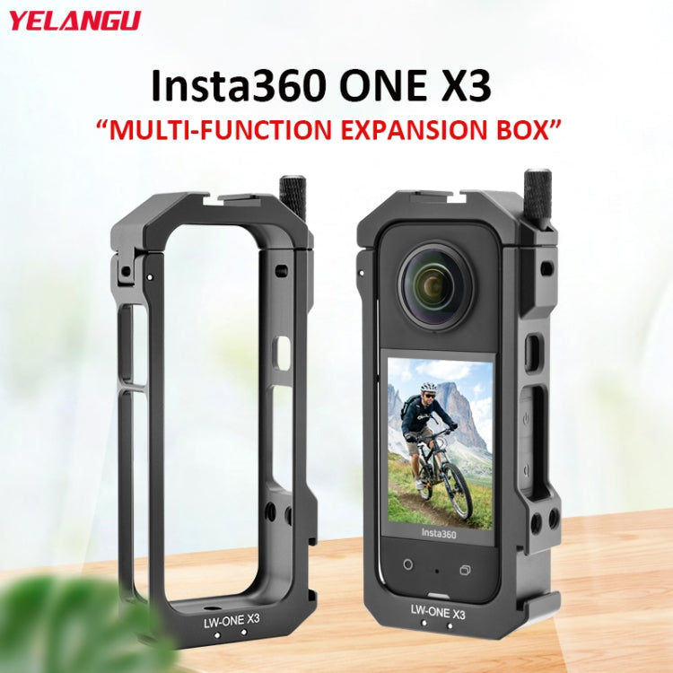 Custodia con gabbia metallica per Insta360 X3 LW-ONE X3