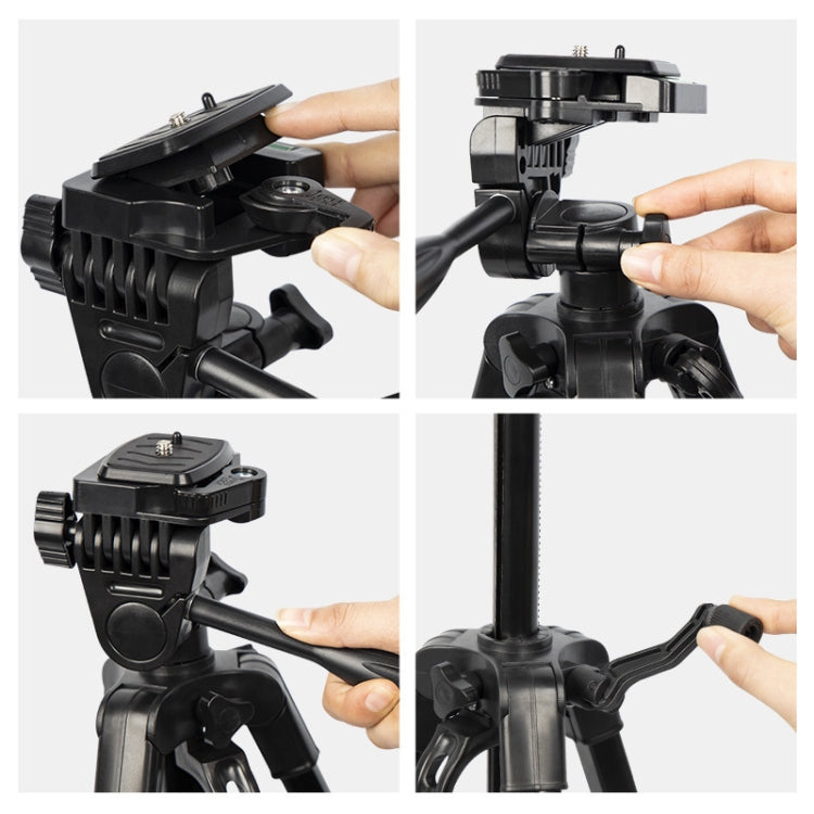 3388 Supporto per fotocamera SLR DV con treppiede per selfie dal vivo per telefono portatile da 1,3 m, 3388 1.3m