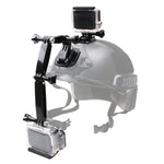 Set montaggio frontale casco per action cam compatibili