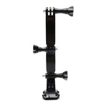 Set montaggio frontale casco per action cam compatibili