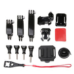 Set montaggio frontale casco per action cam compatibili