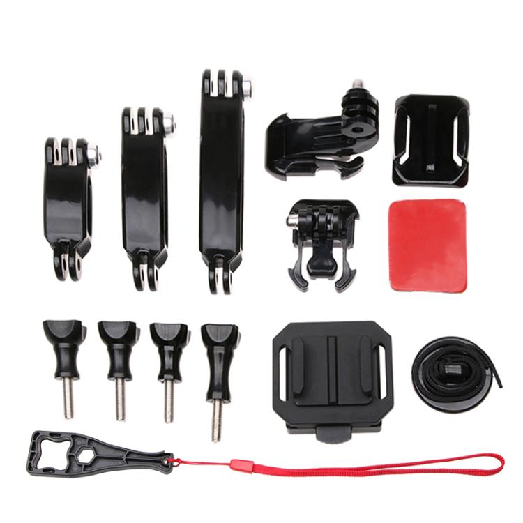 Set montaggio frontale casco per action cam compatibili