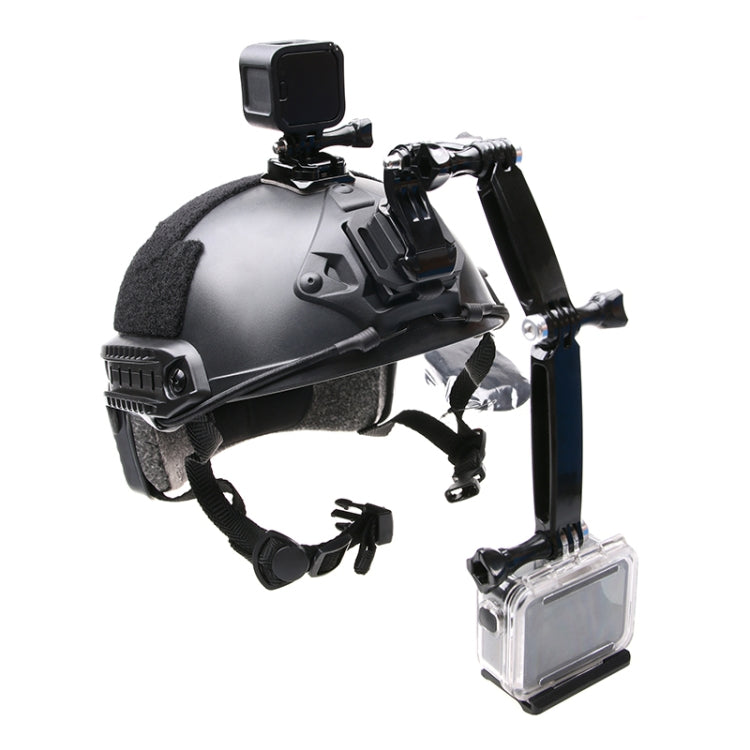 Set montaggio frontale casco per action cam compatibili