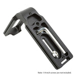 FITTEST FLN-D850 Supporto base per staffa per piastra a sgancio rapido per ripresa verticale per Nikon D850, Nikon D850