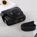 Custodia in pelle PU per fotocamera full body con cinturino per Canon G16, For G16