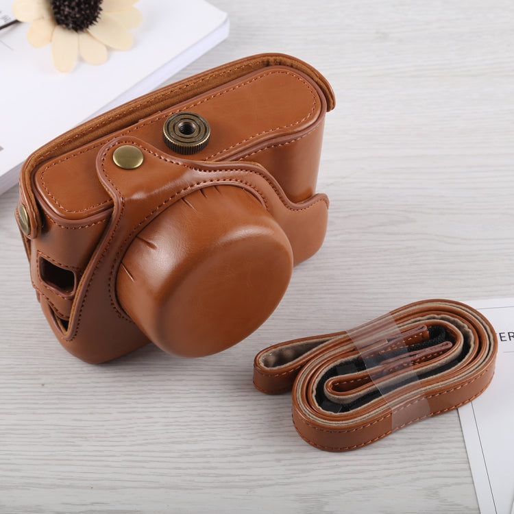 Custodia in pelle PU per fotocamera full body con cinturino per Fujifilm X100F, For FUJI X100F