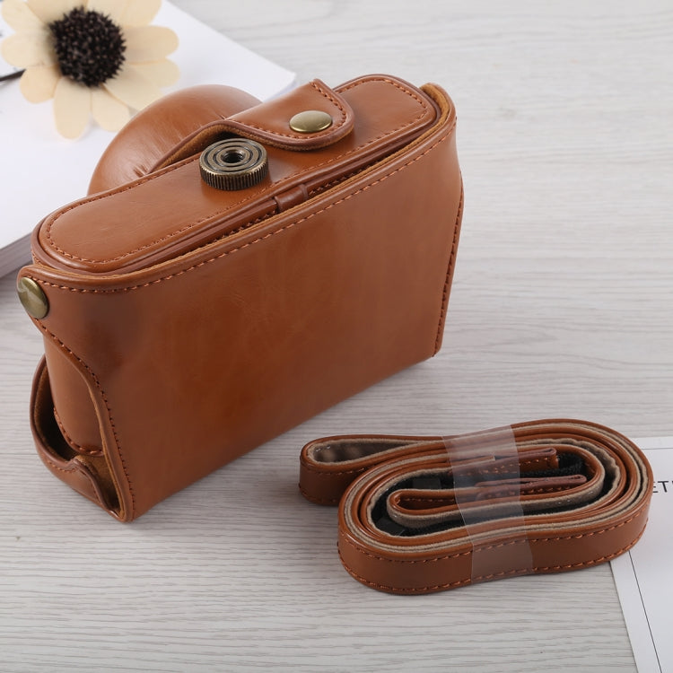 Custodia in pelle PU per fotocamera full body con cinturino per Fujifilm X100F, For FUJI X100F