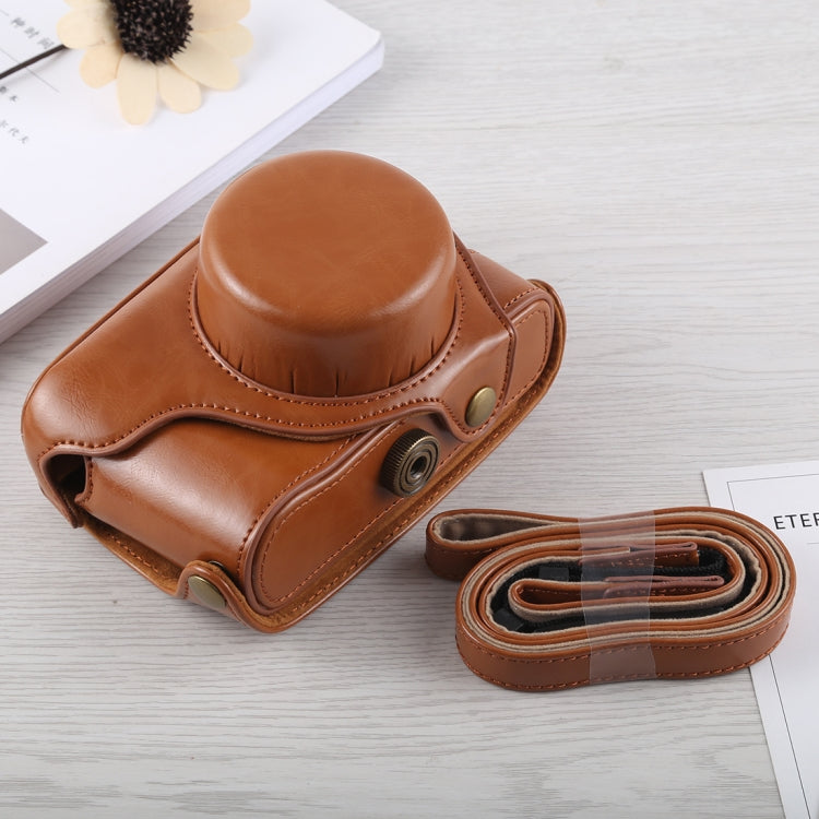Custodia in pelle PU per fotocamera full body con cinturino per Fujifilm X100F, For FUJI X100F