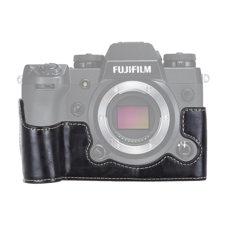 Mezza custodia in pelle PU per Fujifilm X-H1