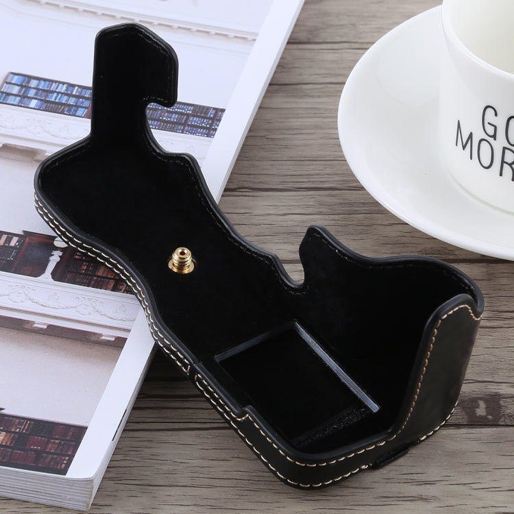 Mezza custodia in pelle PU per Fujifilm X-H1