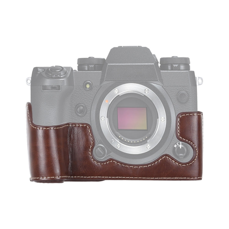 Mezza custodia in pelle PU per Fujifilm X-H1