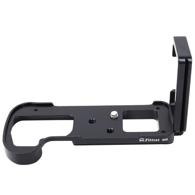 FITTEST LB-GH5 Supporto base per staffa per piastra a sgancio rapido verticale per fotocamera Panasonic LUMIX GH5 Testa a sfera in metallo, Panasonic LUMIX GH5