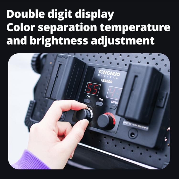 YONGNUO YN9000 900 LED Illuminazione dimmerabile Studio 5600K Luce video, YN9000 5600K
