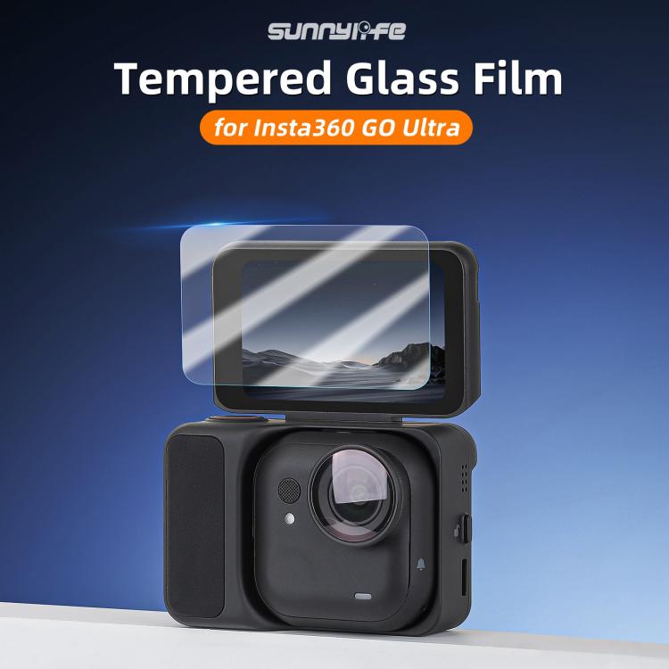 Pellicole vetro temperato per Insta360 GO Ultra 2 pezzi