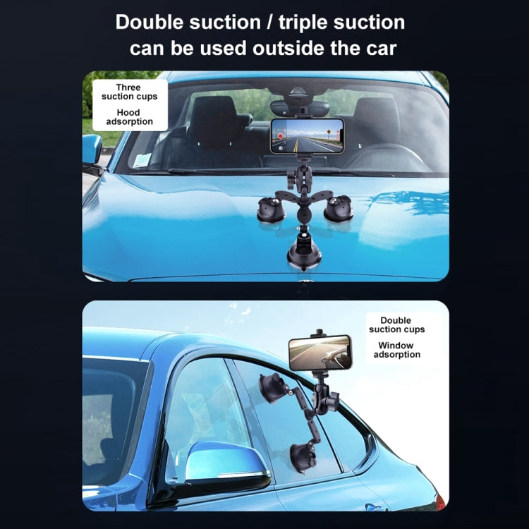 Supporto a ventosa con braccio magico per smartphone