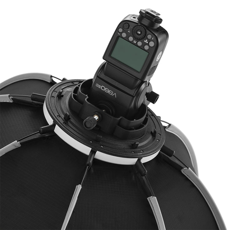 TRIOPO KS55 Diffusore Softbox parabolico Speedlite Flash ottagonale da 55 cm con maniglia per montaggio su staffa, KS55