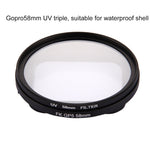 Filtro UV 58mm per GoPro HERO5 Black con cappuccio