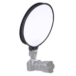 Scatola morbida pieghevole universale da 30 cm, stile rotondo, senza supporto per luce flash (nero + bianco), 30cm Round Style