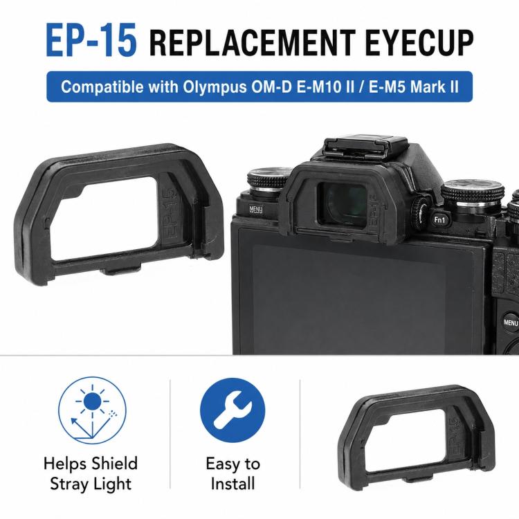 Oculare EP-15 per Olympus E-M10 Mark II e E-M5 Mark II