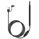 Otoscopio HD 5,5 mm con cavo USB Type-C e 6 LED