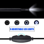 Otoscopio HD 5,5 mm con cavo USB Type-C e 6 LED