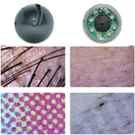 Microscopio digitale USB 1000X con sensore HD 0,3 MP e 8 LED